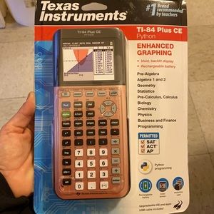 Texas Instruments TI-84 Plus CE Python Enhanced Graphing Calculator